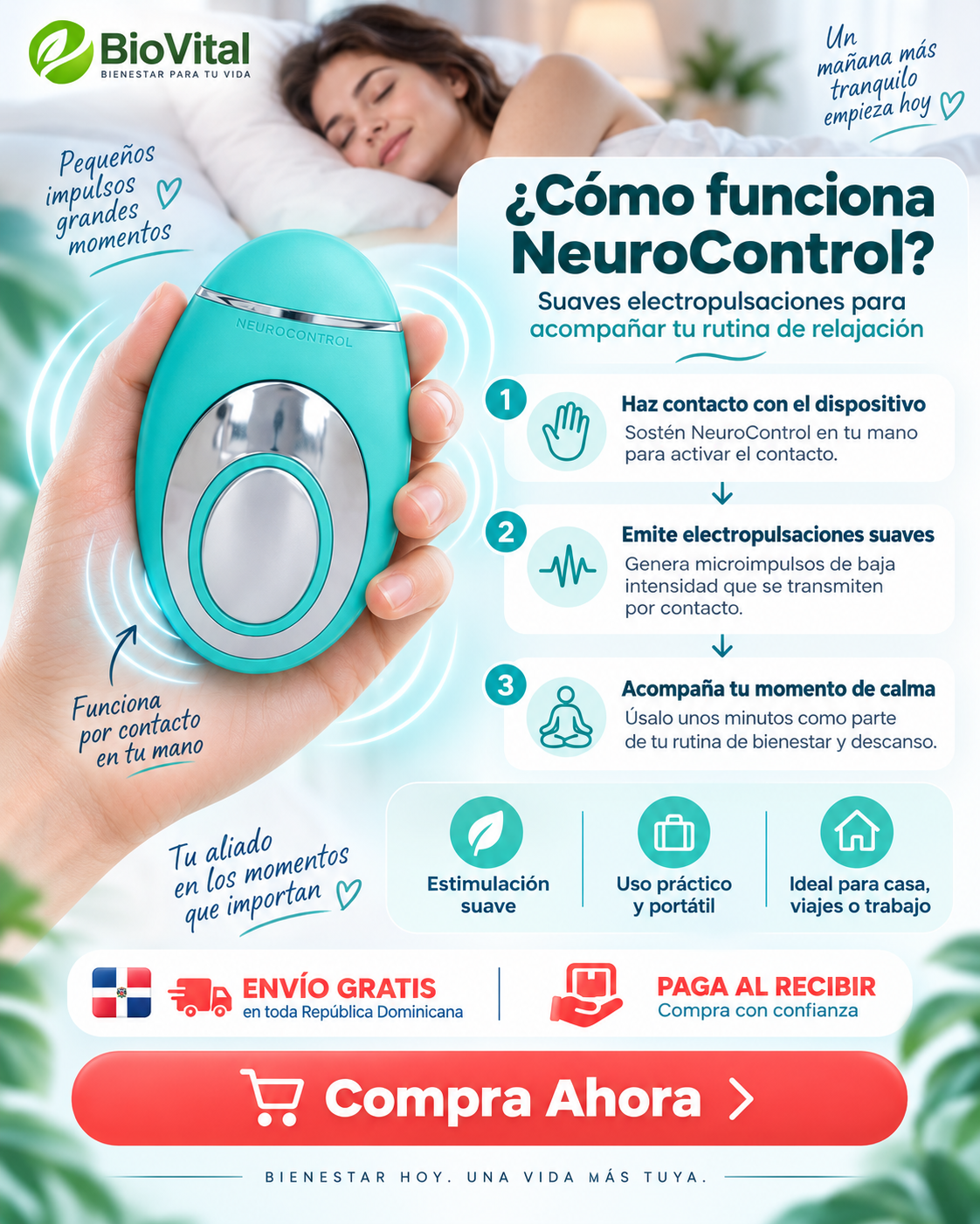 NeuroControl - Combate la ansiedad, el estrés y duerme mejor! 😌
