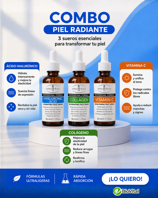 Combo Para Piel Perfecta - 3 Serum esenciales para tu piel ✨