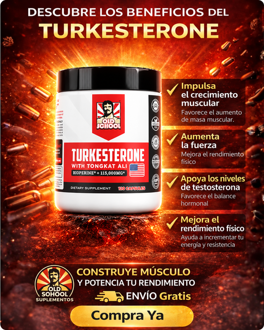 💪 Turkesterone old Formula - 120 Capsulas de Potencia!